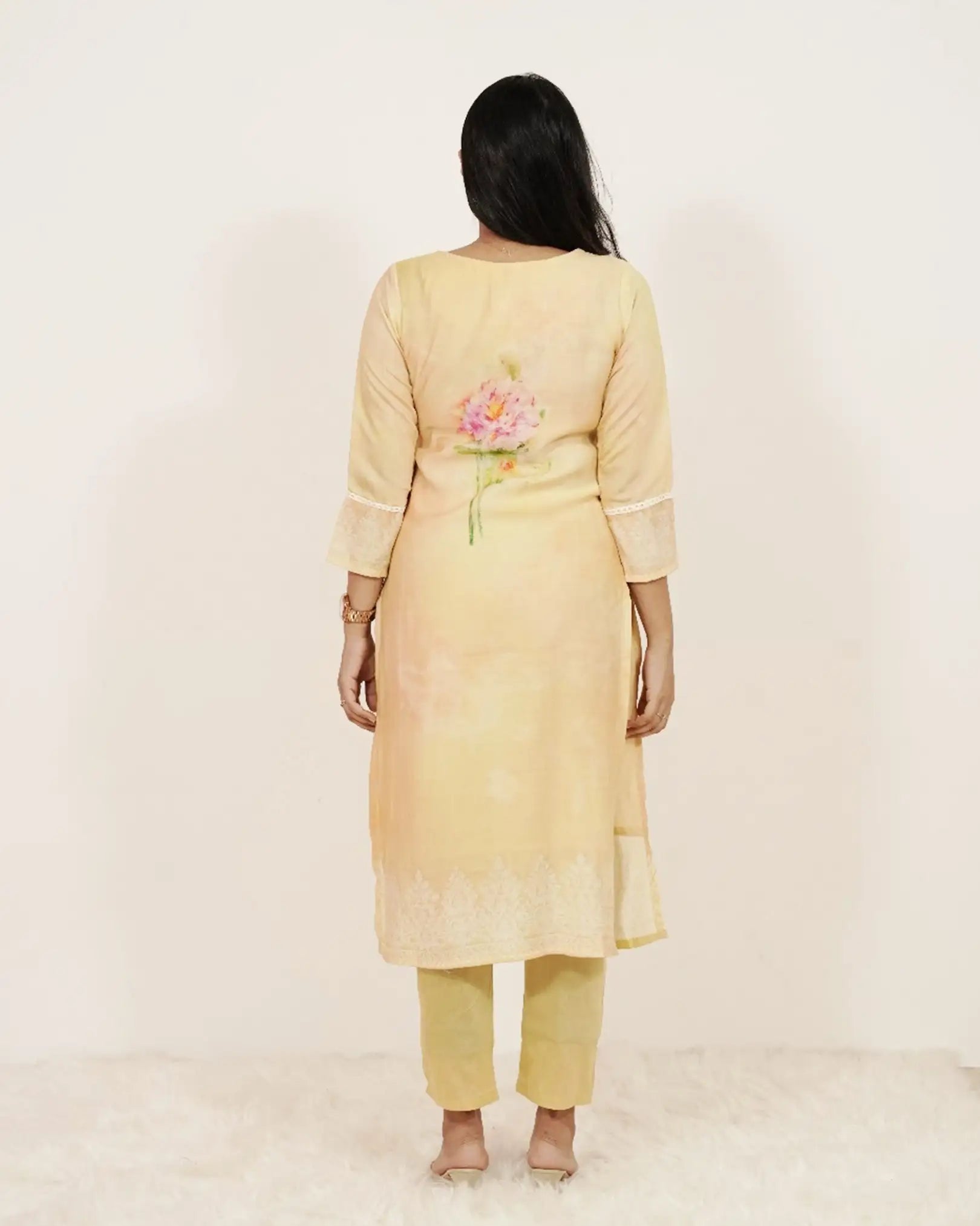 Floral Printed 3Pc Salwar Suit