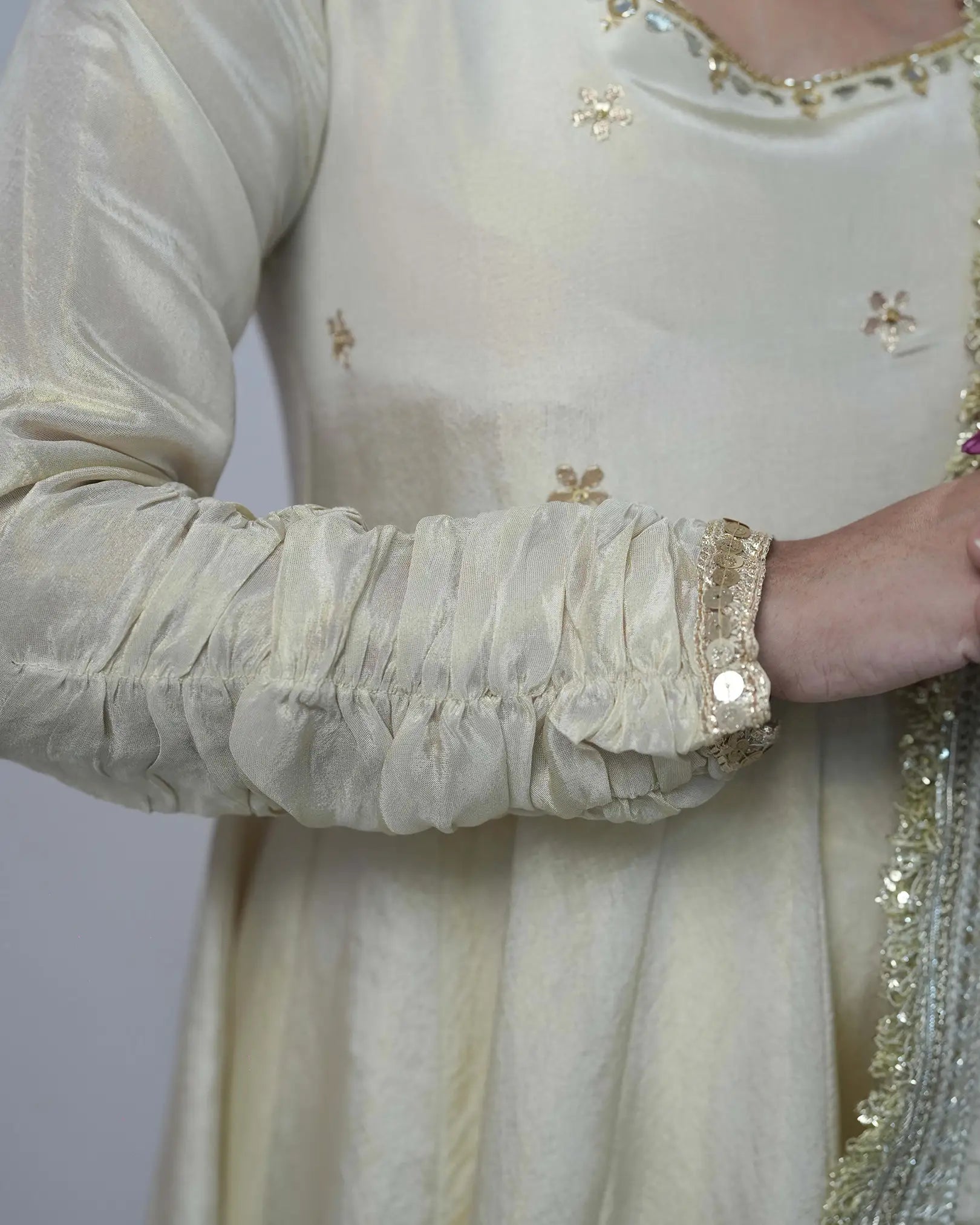 Tissue silk premium anarkali