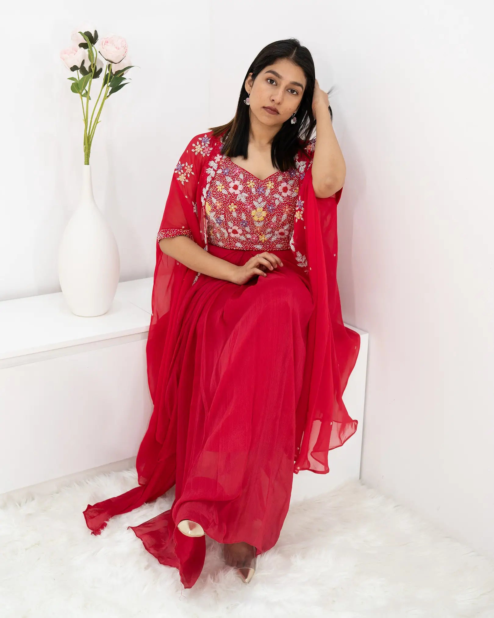 Handworked 3Pc Indo-Western Outfit