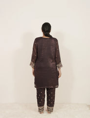 Embroidered 3Pc Short Salwar Suit